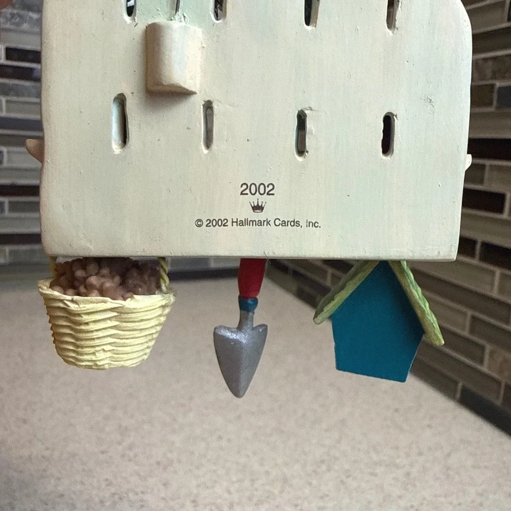 Hallmark Keepsake Ornament 2002 Gardener's Christmas Corner Tammy Haddix Boxed